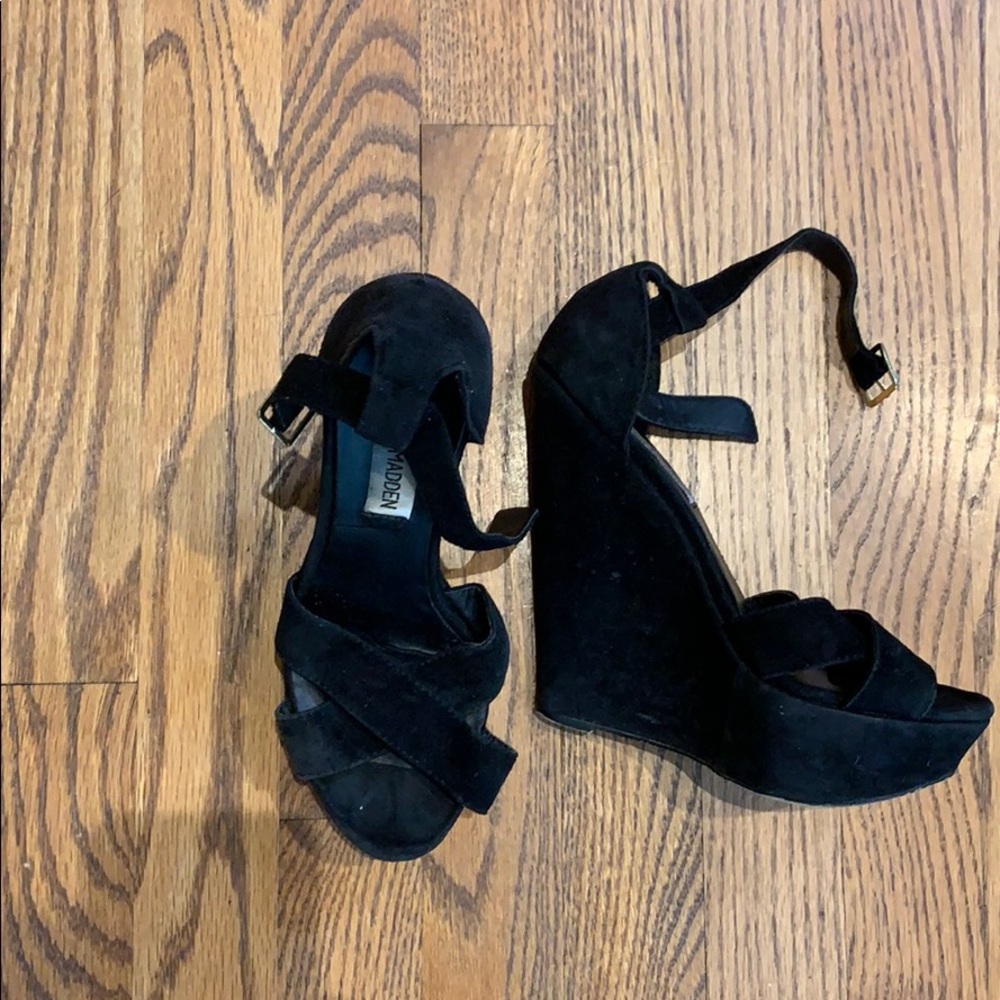 Steve Madden Suede Criss Cross Heels